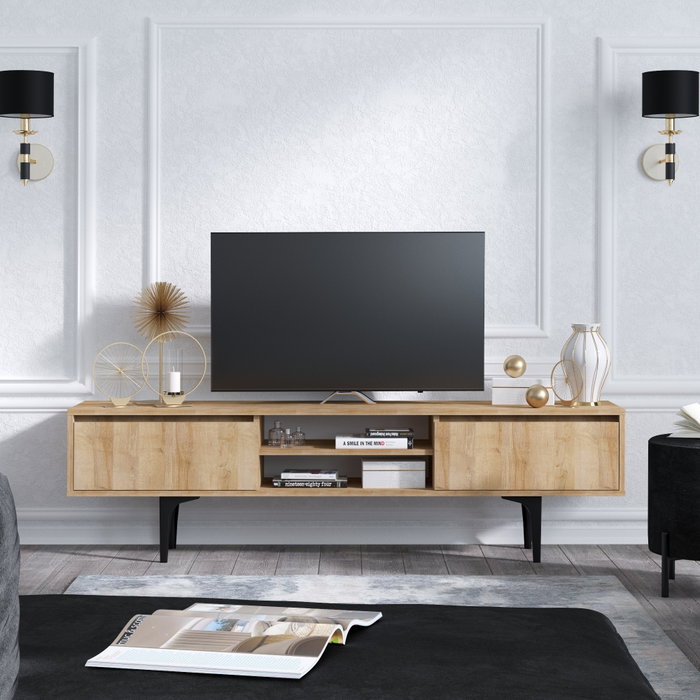 Hanah Home Artemis Soporte para Televisión Roble Hanah Home Artemis Soporte para Televisión Roble